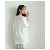 レトロな絵画が魅了するパネルプリントビッグTシャツ レディース ファッション | Sawa a la mode | 詳細画像8