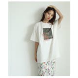 レトロな絵画が魅了するパネルプリントビッグTシャツ レディース ファッション | Sawa a la mode | 詳細画像11