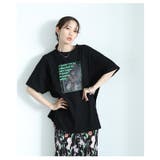 レトロな絵画が魅了するパネルプリントビッグTシャツ レディース ファッション | Sawa a la mode | 詳細画像18