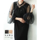 エアリーな華やかさを纏うボリューム袖シフォンボレロ レディース ファッション | Sawa a la mode | 詳細画像1