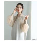 エアリーな華やかさを纏うボリューム袖シフォンボレロ レディース ファッション | Sawa a la mode | 詳細画像3