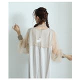 エアリーな華やかさを纏うボリューム袖シフォンボレロ レディース ファッション | Sawa a la mode | 詳細画像6
