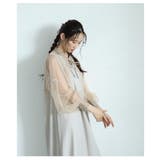 エアリーな華やかさを纏うボリューム袖シフォンボレロ レディース ファッション | Sawa a la mode | 詳細画像9