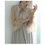 エアリーな華やかさを纏うボリューム袖シフォンボレロ レディース ファッション | Sawa a la mode | 詳細画像11