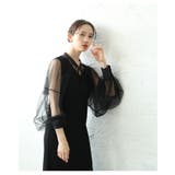 エアリーな華やかさを纏うボリューム袖シフォンボレロ レディース ファッション | Sawa a la mode | 詳細画像12