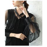 エアリーな華やかさを纏うボリューム袖シフォンボレロ レディース ファッション | Sawa a la mode | 詳細画像20