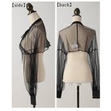 エアリーな華やかさを纏うボリューム袖シフォンボレロ レディース ファッション | Sawa a la mode | 詳細画像22
