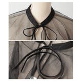 エアリーな華やかさを纏うボリューム袖シフォンボレロ レディース ファッション | Sawa a la mode | 詳細画像23
