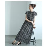 洗練さを纏う小花柄が美しいロングワンピース レディース ファッション | Sawa a la mode | 詳細画像6