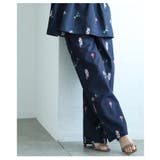 爽やかな甘さ引き立つ花柄セミワイドストレートパンツ レディース ファッション | Sawa a la mode | 詳細画像15