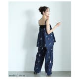 爽やかな甘さ引き立つ花柄セミワイドストレートパンツ レディース ファッション | Sawa a la mode | 詳細画像19