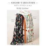 レトロな花が咲き乱れる花柄リブナロースカート レディース ファッション | Sawa a la mode | 詳細画像2