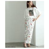 レトロな花が咲き乱れる花柄リブナロースカート レディース ファッション | Sawa a la mode | 詳細画像9