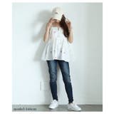 爽やかな甘さ引き立つ花柄ペプラムフレアキャミソール レディース ファッション | Sawa a la mode | 詳細画像5