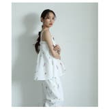 爽やかな甘さ引き立つ花柄ペプラムフレアキャミソール レディース ファッション | Sawa a la mode | 詳細画像6