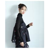 爽やかな甘さ引き立つ花柄ペプラムフレアキャミソール レディース ファッション | Sawa a la mode | 詳細画像9