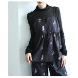 爽やかな甘さ引き立つ花柄ペプラムフレアキャミソール レディース ファッション | Sawa a la mode | 詳細画像11