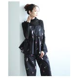 爽やかな甘さ引き立つ花柄ペプラムフレアキャミソール レディース ファッション | Sawa a la mode | 詳細画像14