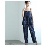 爽やかな甘さ引き立つ花柄ペプラムフレアキャミソール レディース ファッション | Sawa a la mode | 詳細画像15