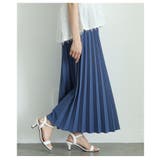 スカート見えで品良く広がるプリーツガウチョパンツ レディース ファッション | Sawa a la mode | 詳細画像14