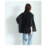 ハンサムに華やぐ甘いレトロな花柄レーステーラードジャケット レディース | Sawa a la mode | 詳細画像7