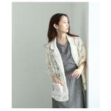 ハンサムに華やぐ甘いレトロな花柄レーステーラードジャケット レディース | Sawa a la mode | 詳細画像14