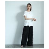 アシンメトリーな遊び心を愉しむドロストカットソー レディース ファッション | Sawa a la mode | 詳細画像12