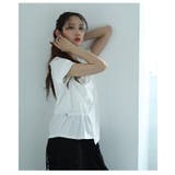 アシンメトリーな遊び心を愉しむドロストカットソー レディース ファッション | Sawa a la mode | 詳細画像13