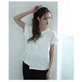 アシンメトリーな遊び心を愉しむドロストカットソー レディース ファッション | Sawa a la mode | 詳細画像16