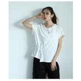 アシンメトリーな遊び心を愉しむドロストカットソー レディース ファッション | Sawa a la mode | 詳細画像19