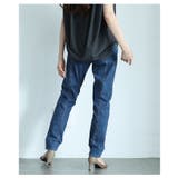 すっきりスタイリッシュを纏うデニムジョガーパンツ レディース ファッション | Sawa a la mode | 詳細画像6