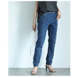 すっきりスタイリッシュを纏うデニムジョガーパンツ レディース ファッション | Sawa a la mode | 詳細画像20