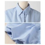 綺麗めに愛らしさをプラスするバブルヘムが可愛いペプラムノースリーブブラウス | Sawa a la mode | 詳細画像23