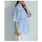 トレンドライクなレイヤードでサマ見えするベアトップ付きオーバーブラウス | Sawa a la mode | 詳細画像14