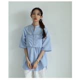 トレンドライクなレイヤードでサマ見えするベアトップ付きオーバーブラウス | Sawa a la mode | 詳細画像16