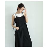 甘辛なスタイリッシュを纏うサロペットワイドパンツ レディース ファッション | Sawa a la mode | 詳細画像2