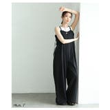 甘辛なスタイリッシュを纏うサロペットワイドパンツ レディース ファッション | Sawa a la mode | 詳細画像3
