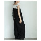 甘辛なスタイリッシュを纏うサロペットワイドパンツ レディース ファッション | Sawa a la mode | 詳細画像4