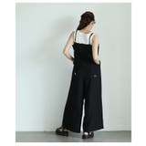 甘辛なスタイリッシュを纏うサロペットワイドパンツ レディース ファッション | Sawa a la mode | 詳細画像14
