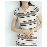 1枚でスタイリングが決まるボーダーカラーサマーニットワンピース レディース | Sawa a la mode | 詳細画像18