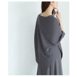 ヒップまで隠せる美バランスアシンメトリーニットセットアップ レディース | Sawa a la mode | 詳細画像9