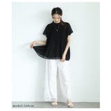 ふわっと優しく広がるフリルネック&フレア袖のプリーツシフォンブラウス レディース | Sawa a la mode | 詳細画像11