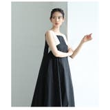大人の個性をプラスするアクセントスリーブデザインのバルーンロングワンピース | Sawa a la mode | 詳細画像20