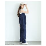 自由自在に着こなしが楽しめるキャミソール&ワイドパンツ2点セット レディース | Sawa a la mode | 詳細画像4