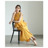 コーデのお悩み解消するプリーツフレアノースリーブとロングスカートセットアップ | Sawa a la mode | 詳細画像4