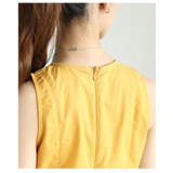 コーデのお悩み解消するプリーツフレアノースリーブとロングスカートセットアップ | Sawa a la mode | 詳細画像10