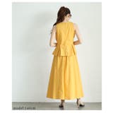 コーデのお悩み解消するプリーツフレアノースリーブとロングスカートセットアップ | Sawa a la mode | 詳細画像17