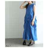 個性を引き立つデザインに惹き込まれるタックノースリーブワンピース レディース | Sawa a la mode | 詳細画像3