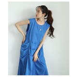 個性を引き立つデザインに惹き込まれるタックノースリーブワンピース レディース | Sawa a la mode | 詳細画像4