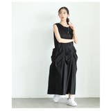 個性を引き立つデザインに惹き込まれるタックノースリーブワンピース レディース | Sawa a la mode | 詳細画像19